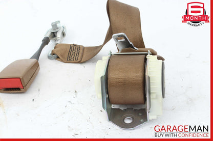 07-13 Mercedes W221 S550 S63 Rear Center Seat Belt Retractor Buckle Brown OEM