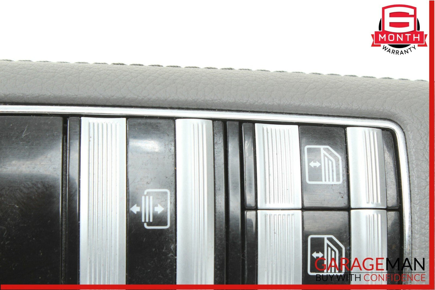 07-13 Mercedes W221 S550 Rear Right Side Door Window Switch Control Trim Grey