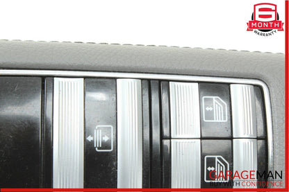 07-13 Mercedes W221 S550 Rear Right Side Door Window Switch Control Trim Grey