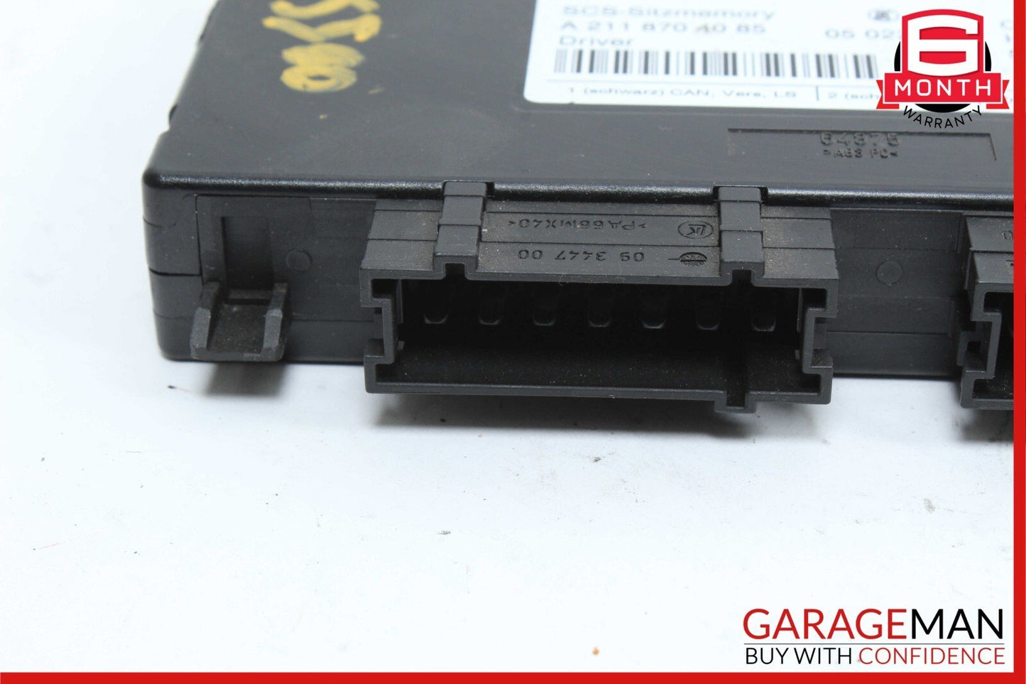 03-12 Mercedes-Benz CLS500 W219 Seat Control Module Left Side 2118700526 OEM