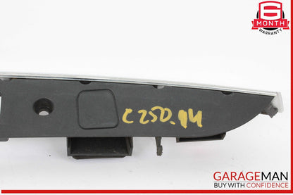 08-14 Mercedes W204 C250 C300 Trunk Lid Tailgate Handle Trim Cover Silver OEM