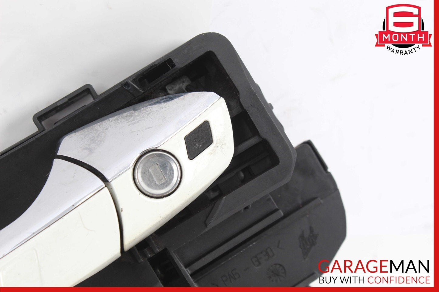 07-14 Mercedes W216 CL500 Front Left Side Exterior Door Handle Keyless Go White