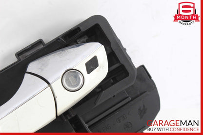 07-14 Mercedes W216 CL500 Front Left Side Exterior Door Handle Keyless Go White