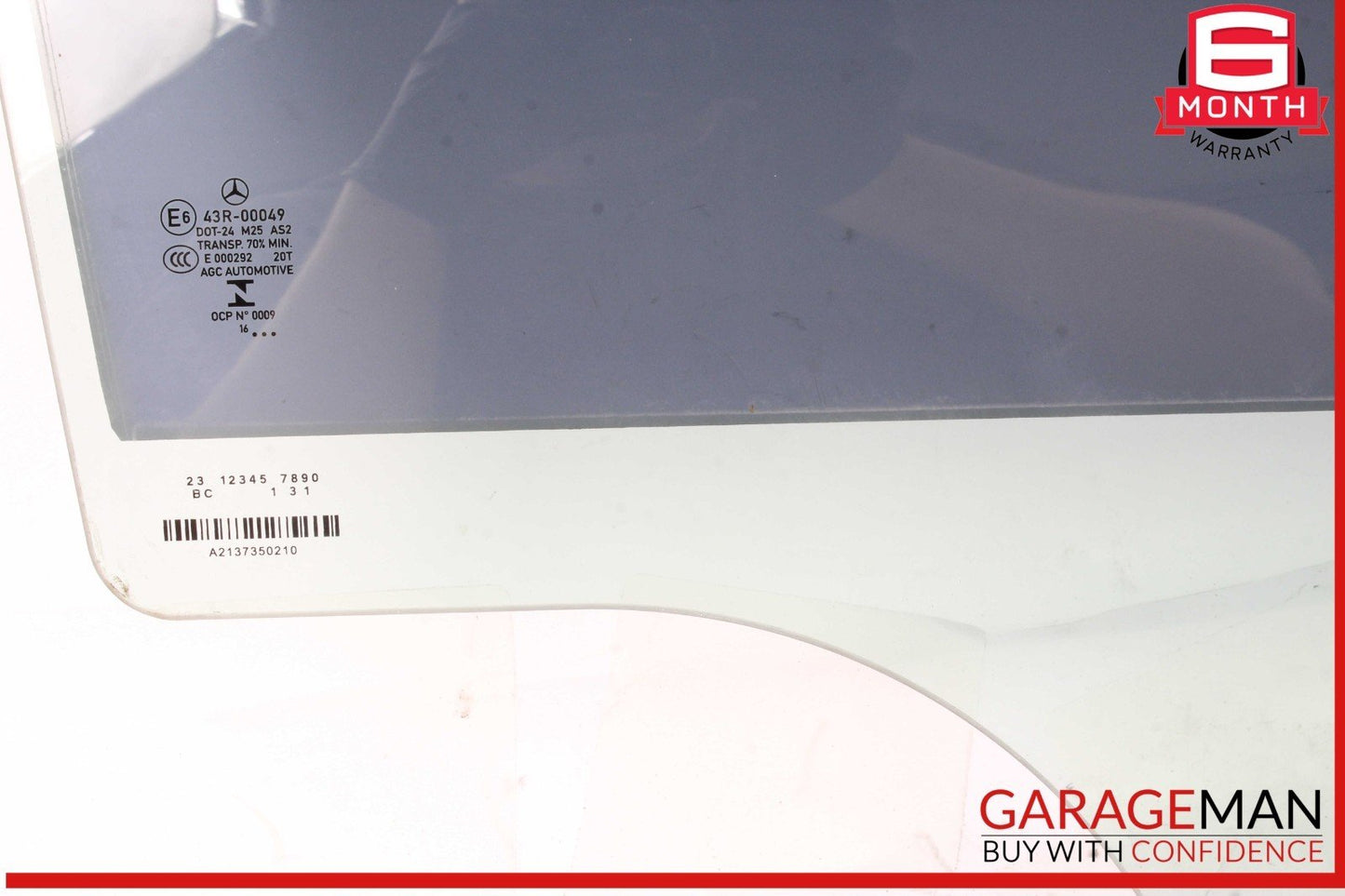 17-20 Mercedes W213 E300 Rear Right Passenger Side Door Window Auto Glass OEM