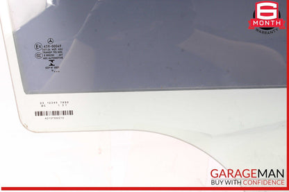 17-20 Mercedes W213 E300 Rear Right Passenger Side Door Window Auto Glass OEM