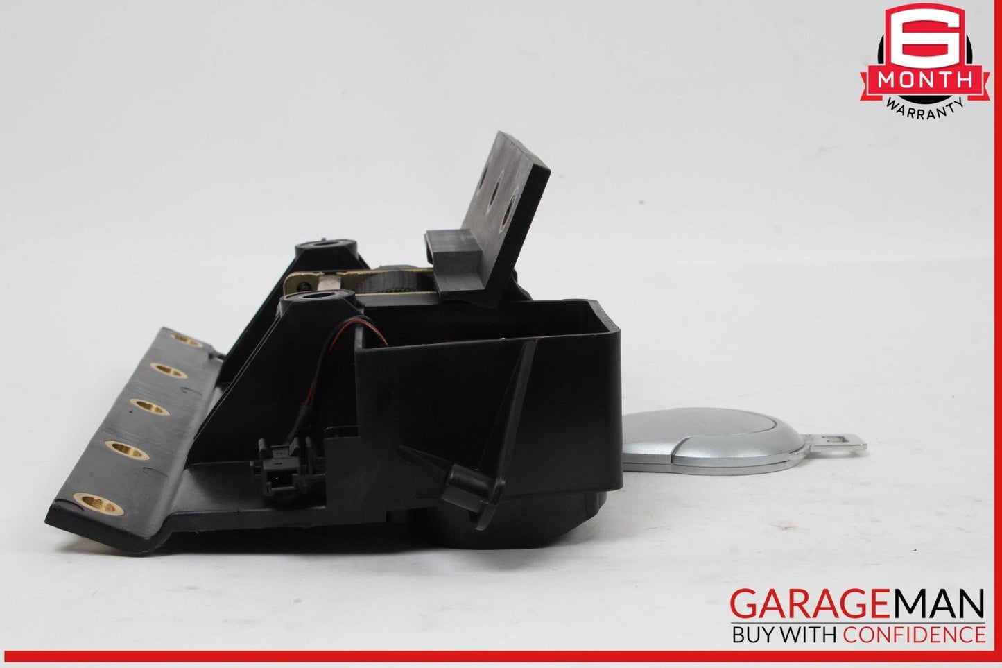 03-08 Mercedes R230 SL500 Rear Left Seat Belt Retractor Luggage w/ Speaker OEM