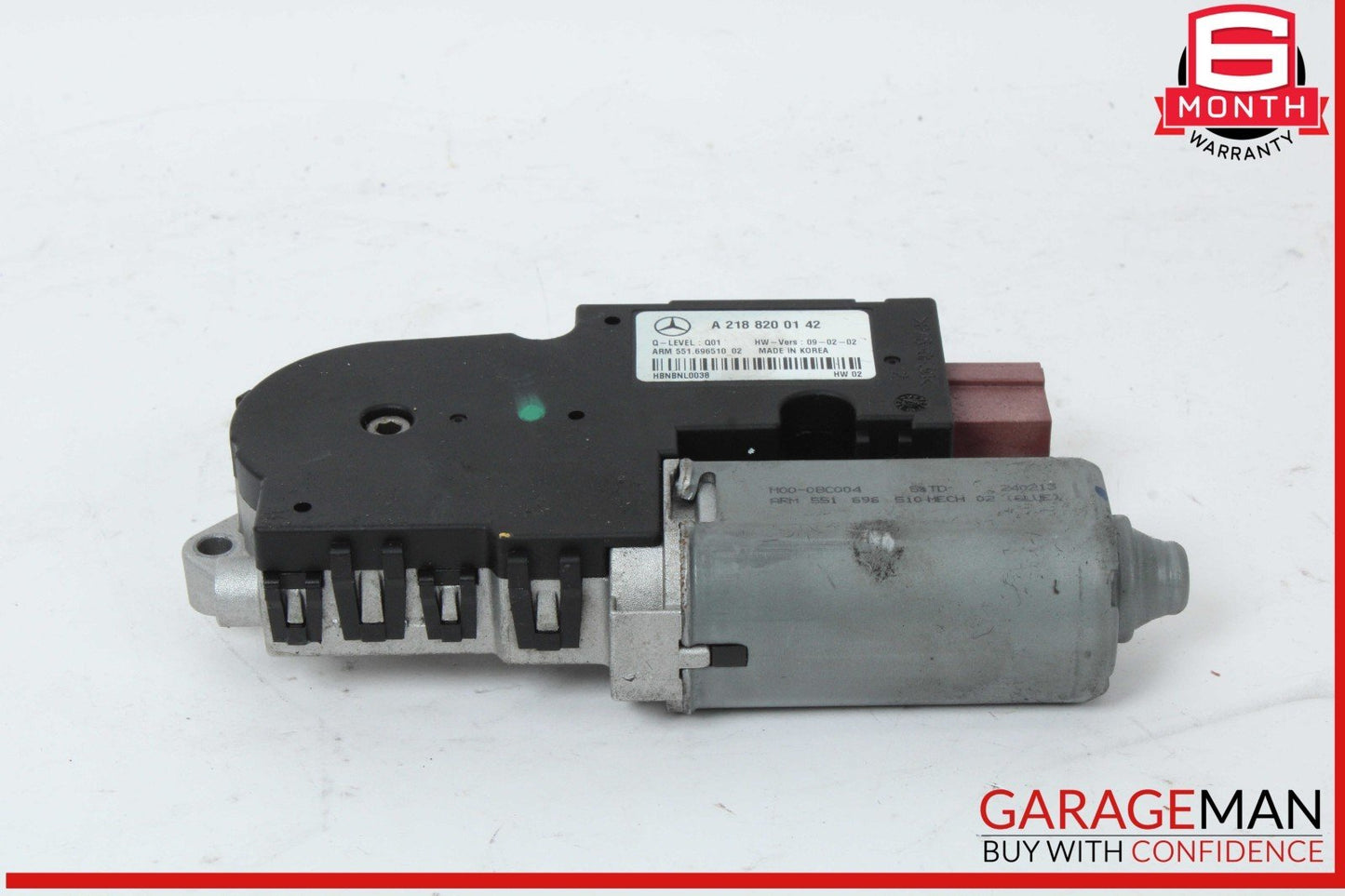 12-18 Mercedes W212 E350 CLS550 Sedan Sunroof Sun Roof Motor 2188200142 OEM