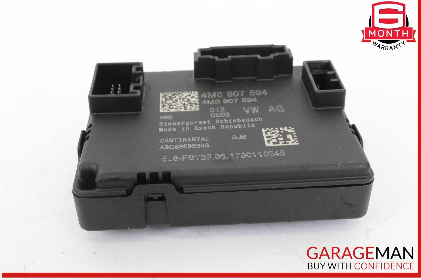 17-24 Audi A4 Allroad Sunroof Window Glass Control Module Unit 4M0907594A OEM
