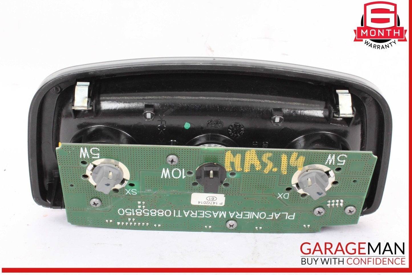 14-17 Maserati Quattroporte Ghibli Rear Interior Overhead Dome Light Lamp OEM