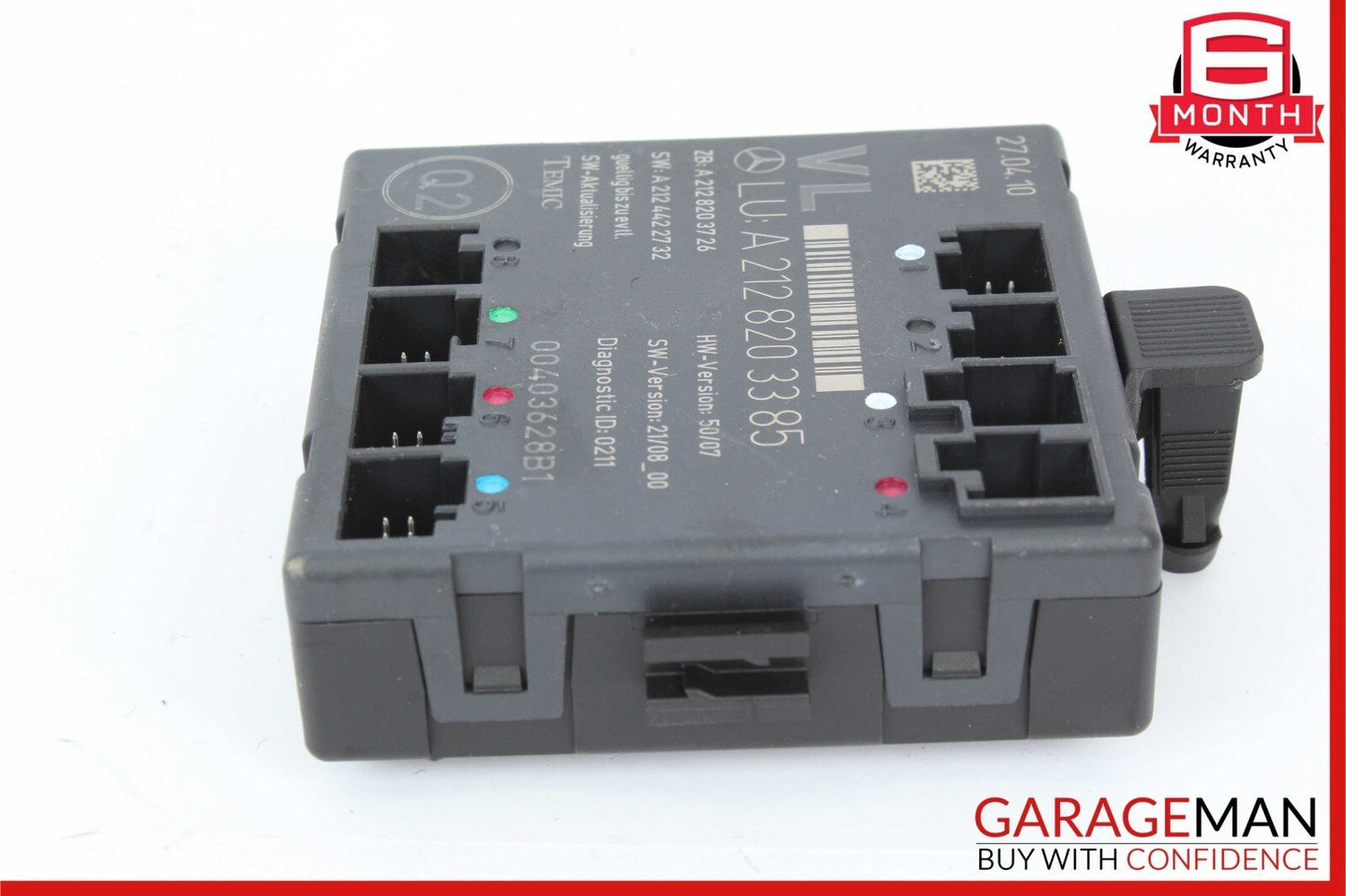 08-18 Mercedes W212 E350 E400 SLK350 Front Left Side Door Control Module OEM