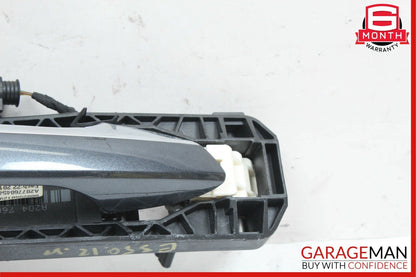 12-14 Mercedes W212 E350 Right Passenger Side Exterior Door Handle Tenorite Gray
