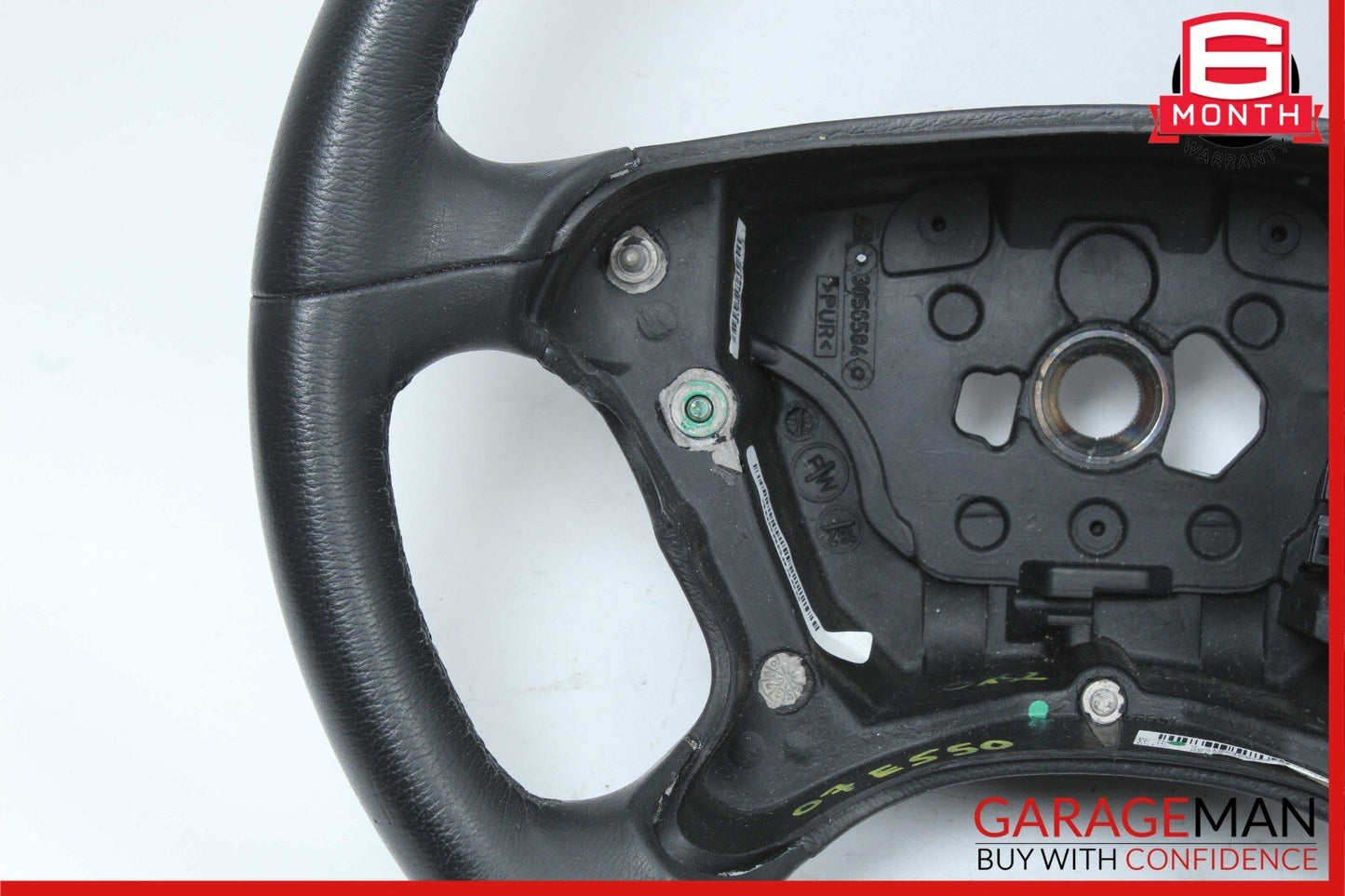 06-09 Mercedes W219 CLS500 E550 4 Spoke Steering Wheel Black OEM