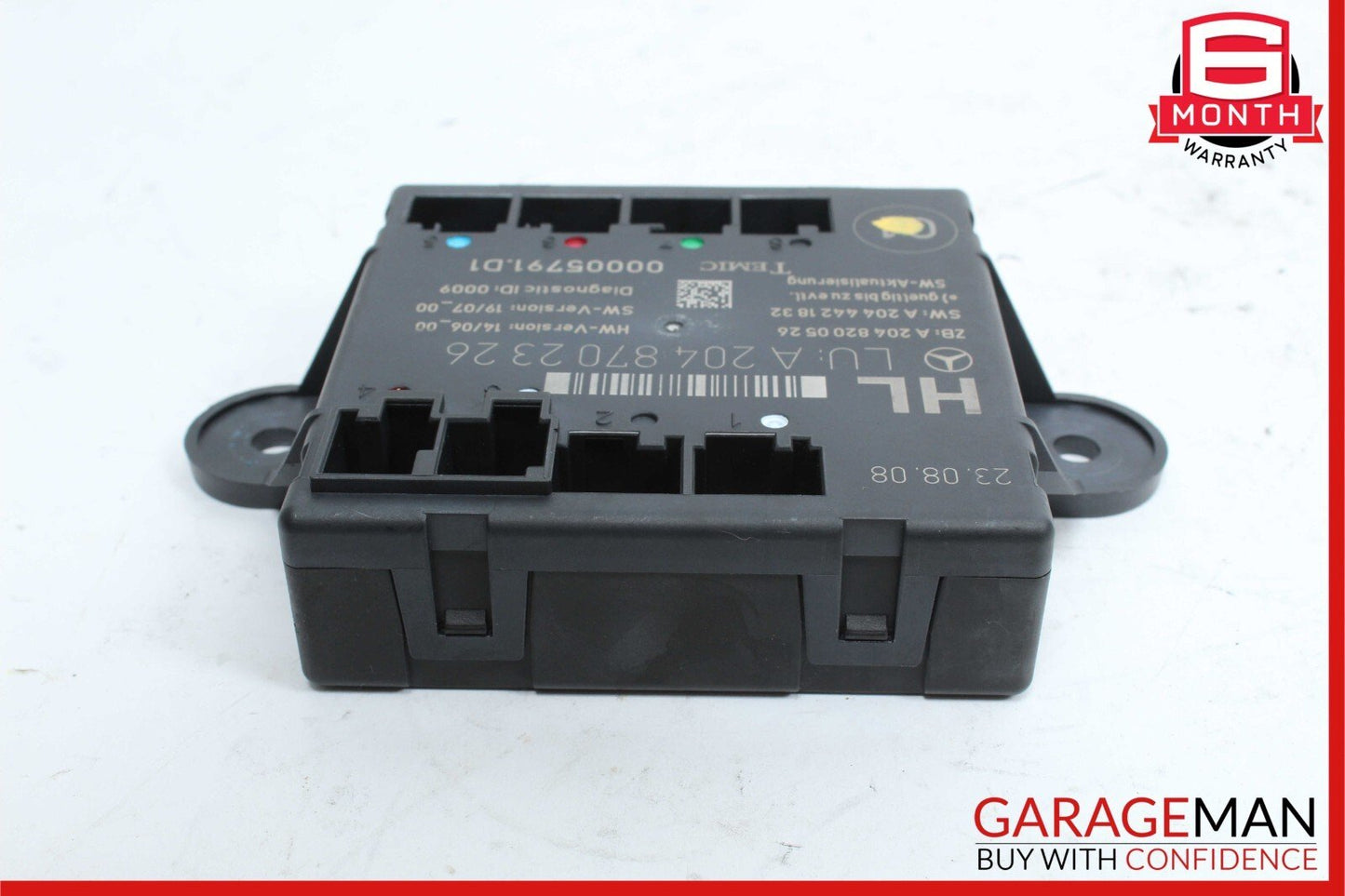 08-14 Mercedes W204 C300 C350 Rear Left Side Door Control Module 2048702326 OEM