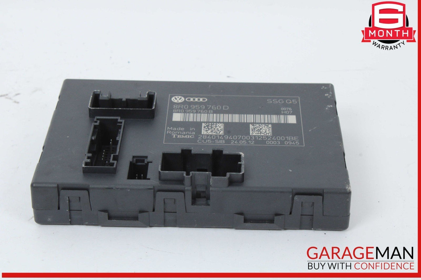 09-17 Audi Q5 Front Left Driver Side Seat Adjustment Control Module Unit OEM