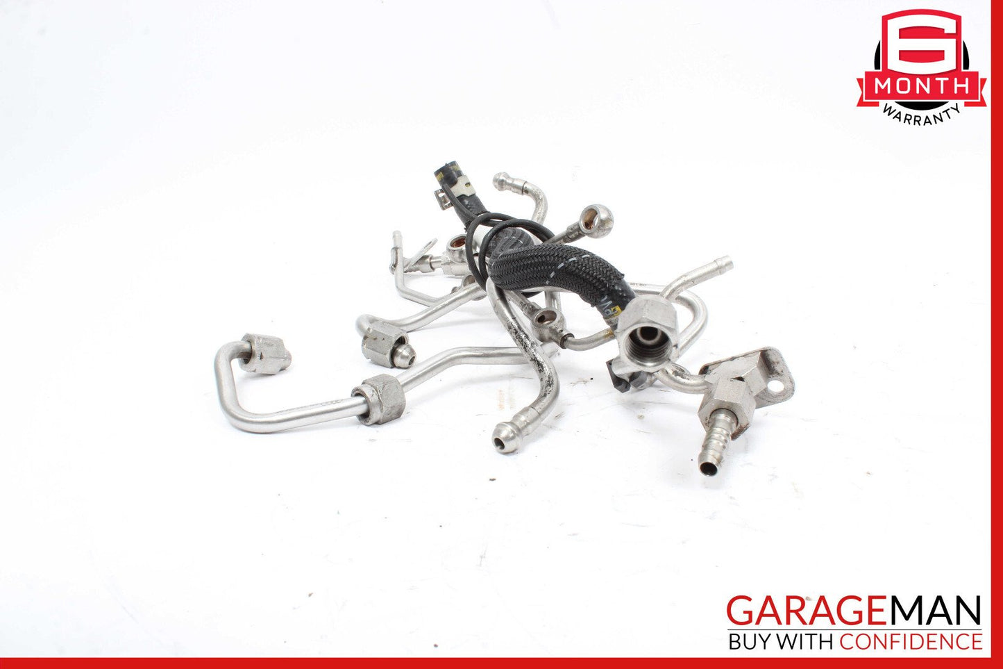 10-15 Audi R8 Fuel Rail Line Pipe Set OEM