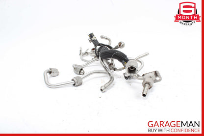 10-15 Audi R8 Fuel Rail Line Pipe Set OEM
