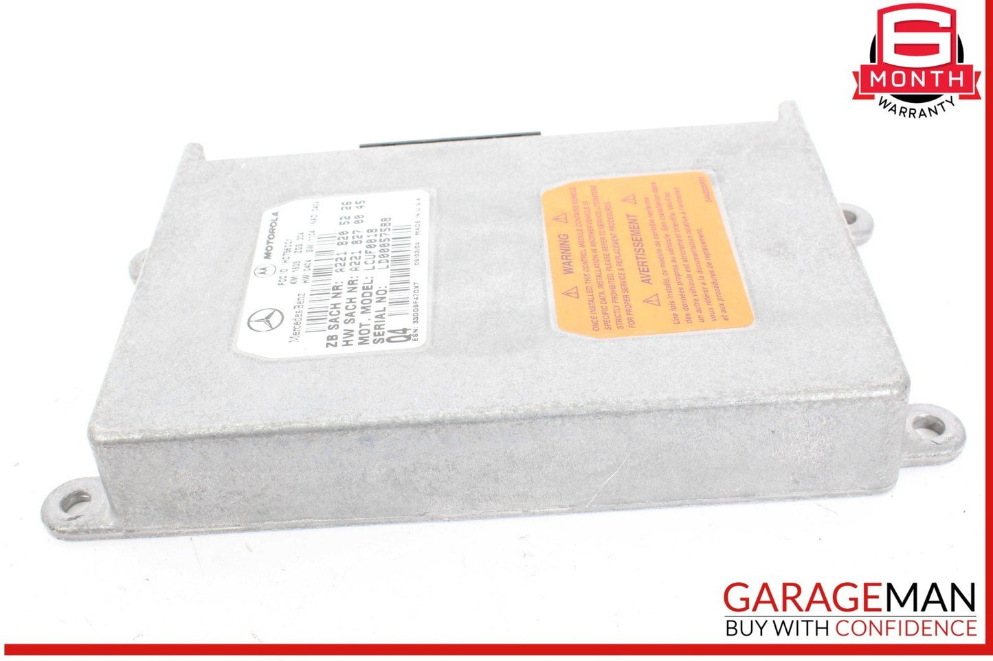 Mercedes W209 CLK320 SL500 Voice Communication Control Module 2218205226 OEM
