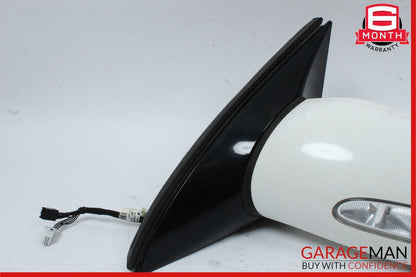 06-10 Mercedes W251 R350 R500 Front Left Side Mirror Door Rear View White OEM