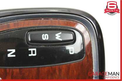 00-06 Mercedes W220 S430 Floor Gear Shifter Bezel Trim Indicator Bezel Wood