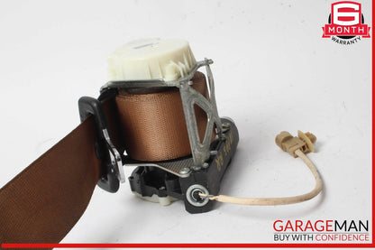 10-16 Porsche Panamera 970 Rear Left or Right Side Seat Belt Brown OEM
