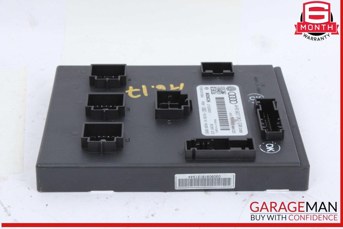12-18 Audi A6 A7 S6 S7 On Board Supply Body Control Module Unit 4H0907063GM OEM