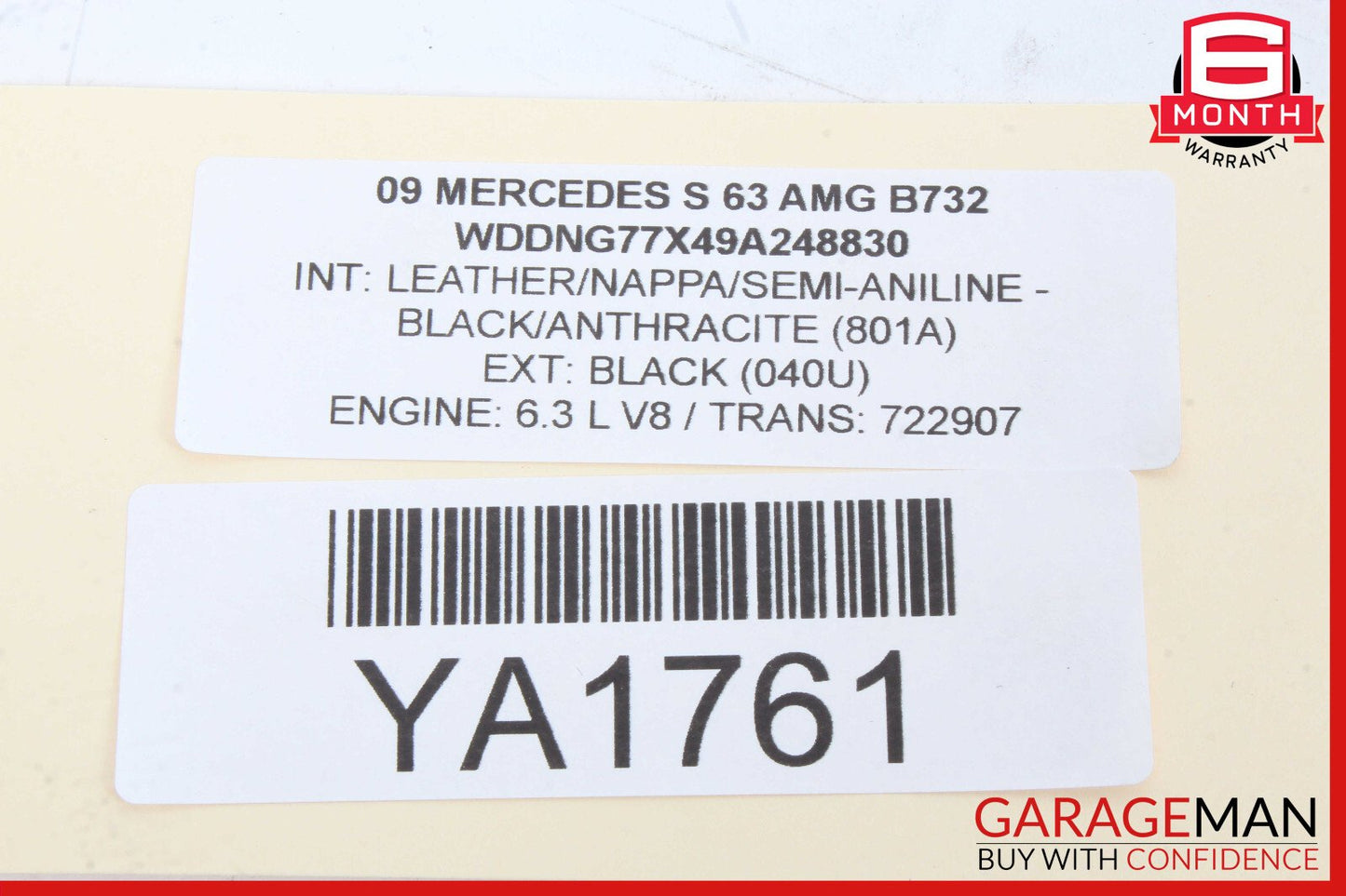 07-13 Mercedes W221 S550 S63 AMG Front Right Door Control Module 2218704293 OEM