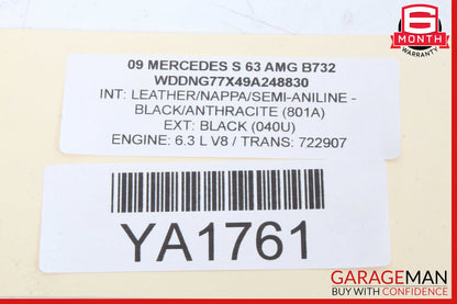 07-13 Mercedes W221 S550 S63 AMG Front Right Door Control Module 2218704293 OEM