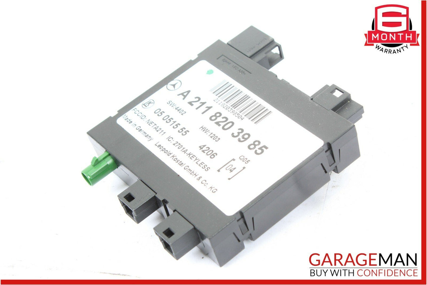 03-11 Mercedes W219 CLS500 E500 Keyless Go Entry Control Module 2118203985 OEM