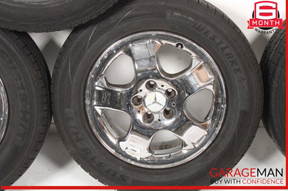 98-05 Mercedes W163 ML320 ML350 8.5 x 17 17" Wheel Wheels Rim Set of 4 Pc OEM