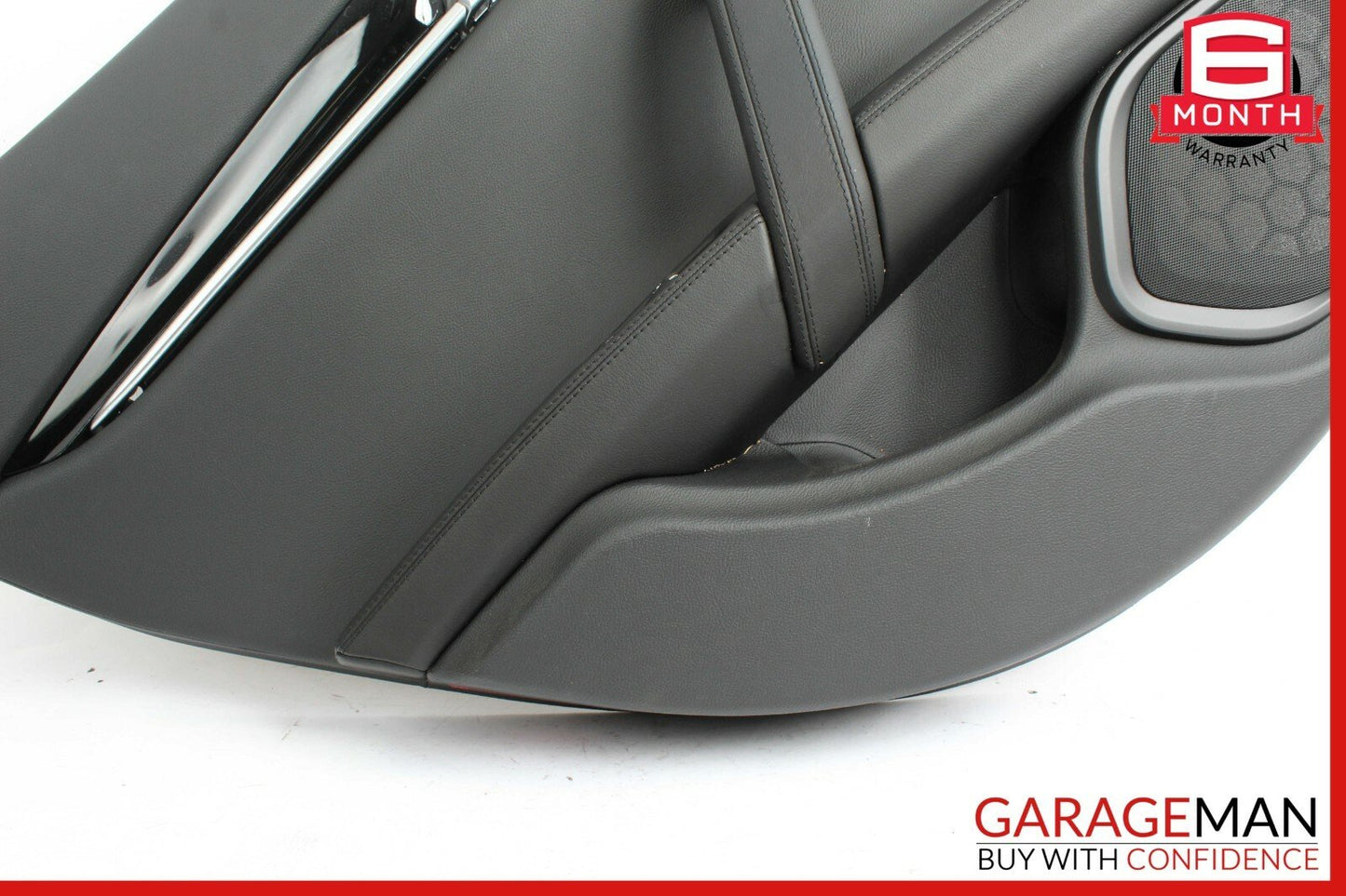14-17 Maserati Ghibli Rear Left Side Interior Door Panel Cover Assembly Black