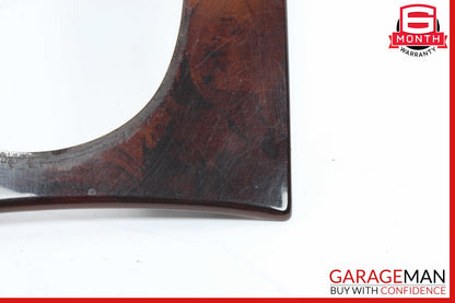 00-06 Mercedes W220 S55 S500 Front Center Console Shift Shifter Trim Bezel Wood