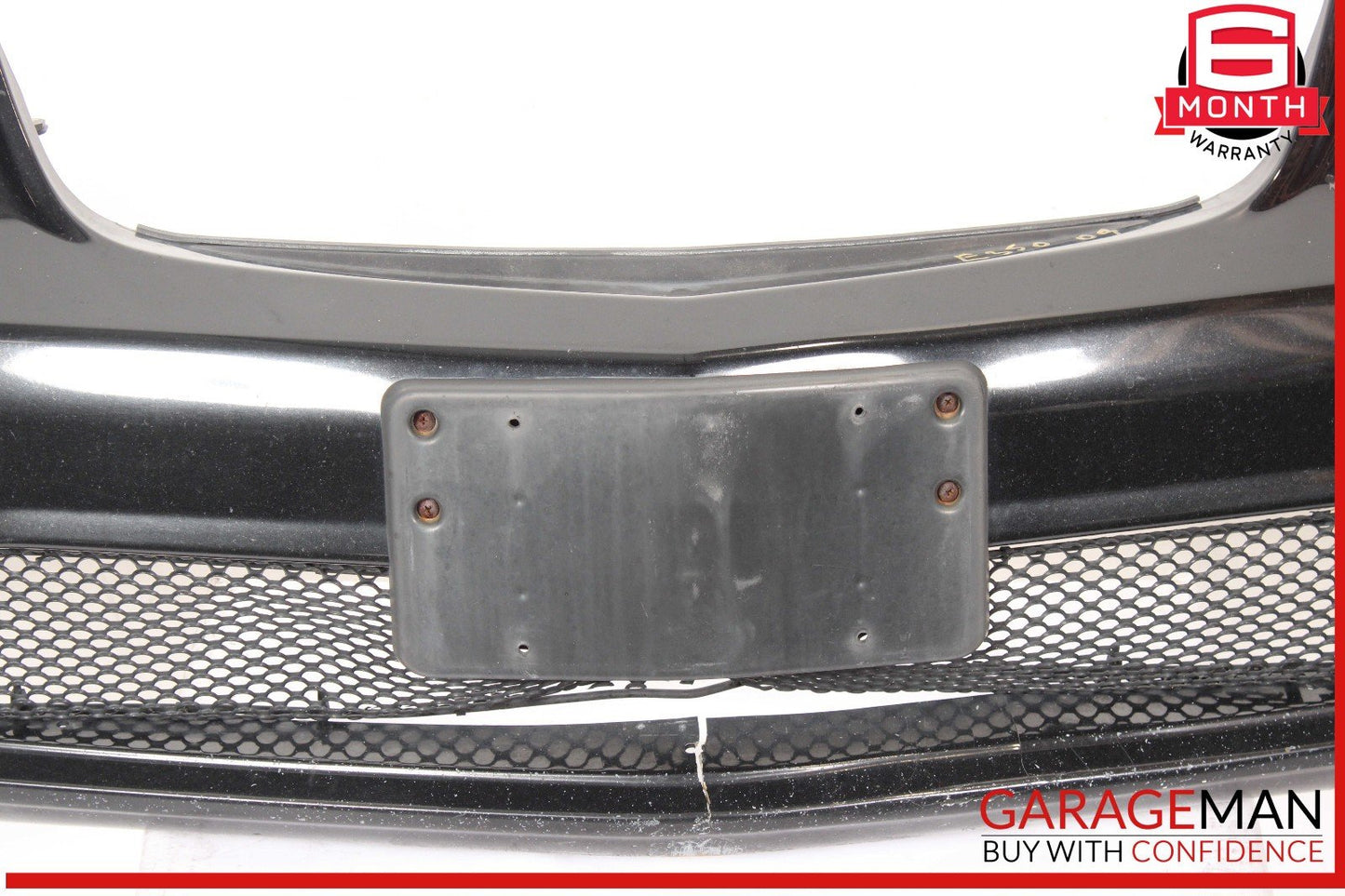 07-09 Mercede W211 E350 Sport Front Bumper Cover Assembly Black OEM