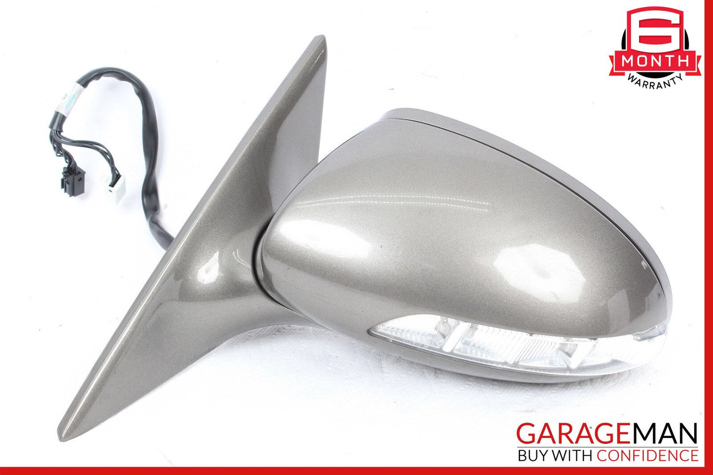 06-08 Mercedes W219 CLS500 CLS63 AMG Front Left Side Mirror Door Rear View