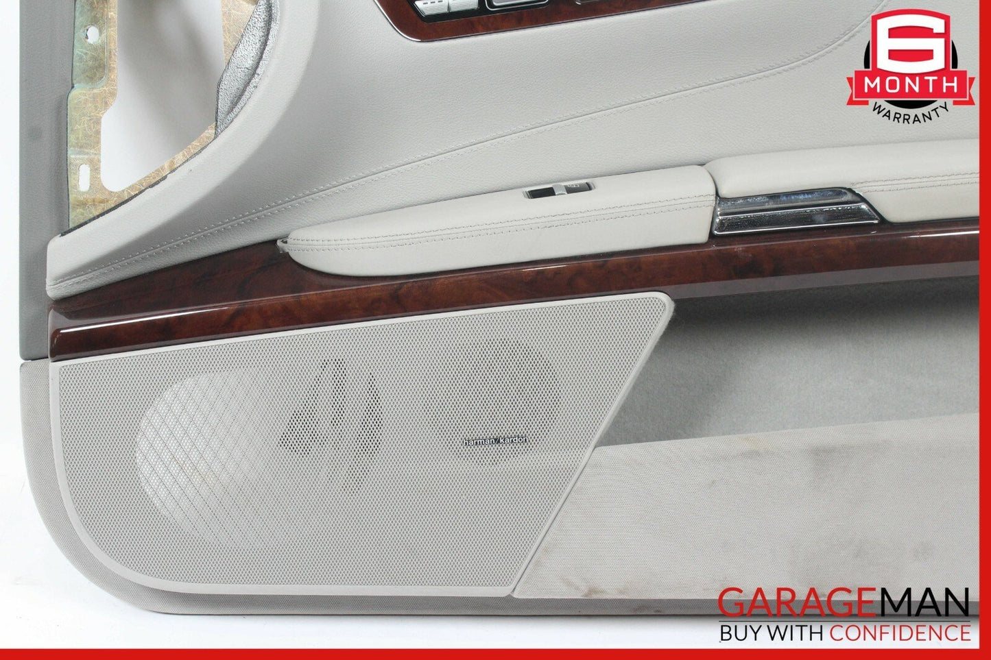 07-14 Mercedes W216 CL550 Front Right Passenger Side Interior Door Panel Gray