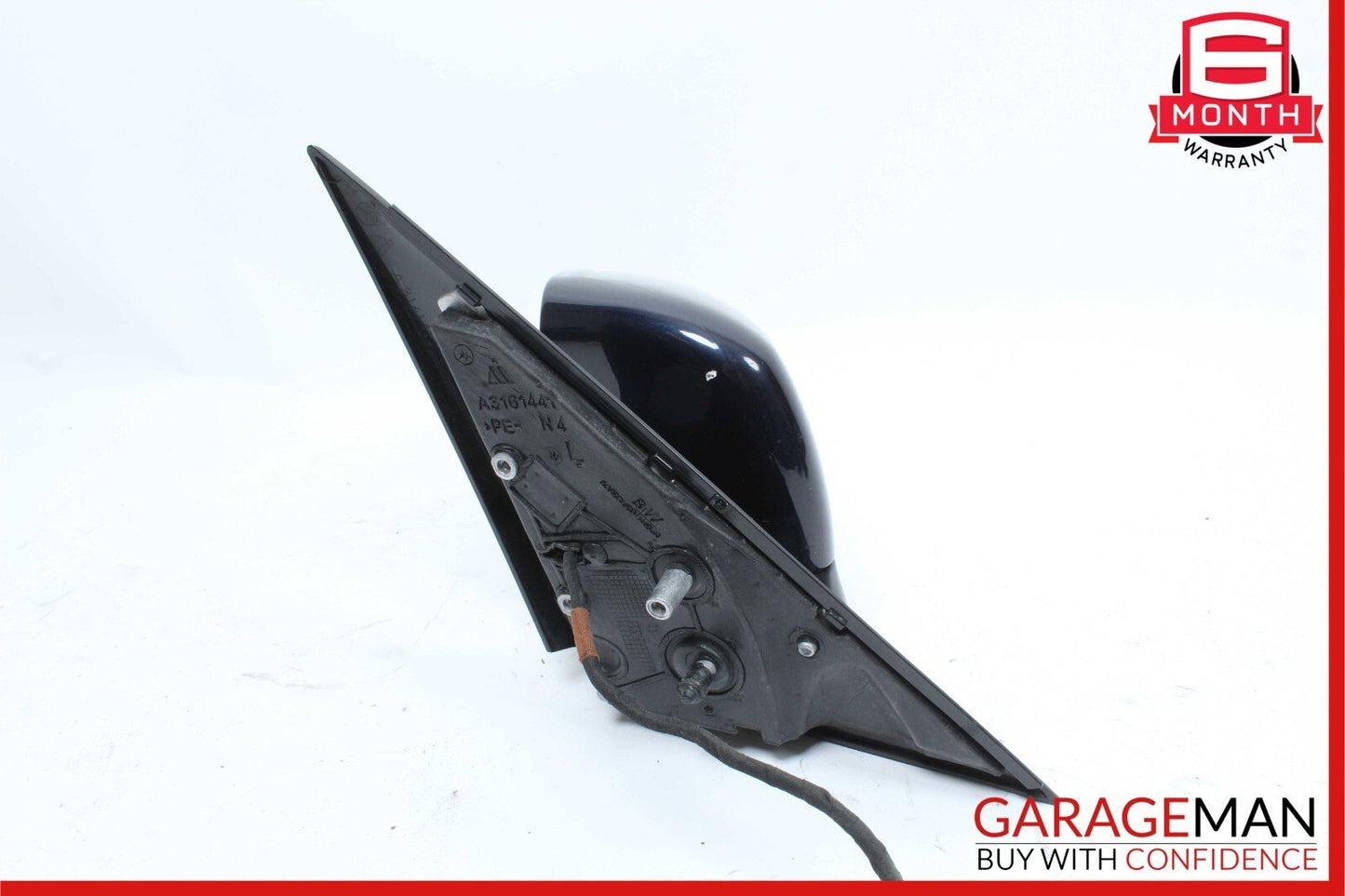 10-12 Mercedes X204 GLK350 Front Left Side Mirror Rear View Door Blue OEM