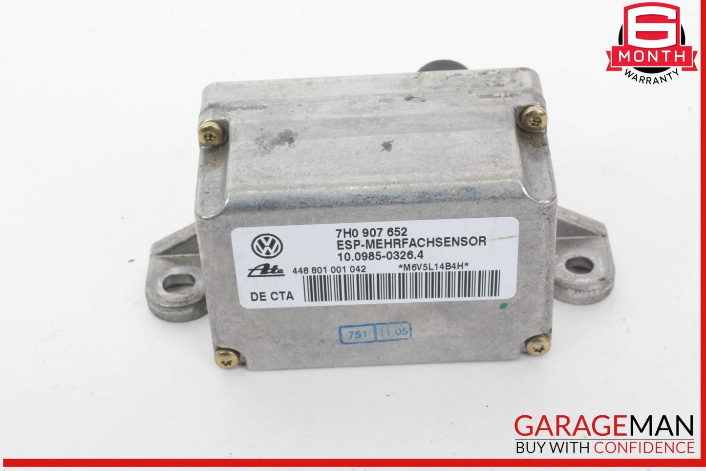 03-10 Porsche Cayenne 955 957 Acceleration Yaw Rate Control Sensor 7H0907652 OEM
