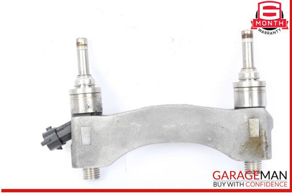 10-16 Porsche Panamera 970 Fuel Injector Rail Support Bracket Set w/ Injectors