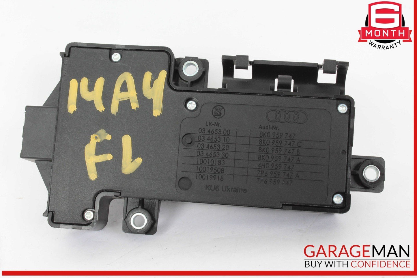 12-18 Audi A4 A6 A7 Front Left Driver Side Power Seat Adjustment Switch OEM