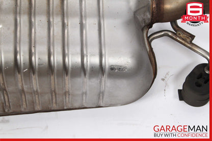 10-16 Mercedes W212 E350 Rear Left Driver Side Exhaust Muffler Silencer OEM