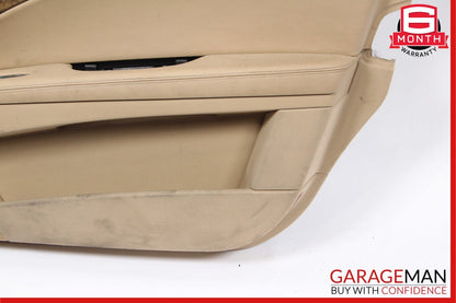 07-09 Mercedes W211 E350 E550 Front Right Interior Door Panel Trim Cover Brown