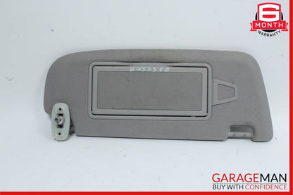07-13 Mercedes W221 S550 Front Right Sun Visor Shade Sunvisor Grey Suede OEM