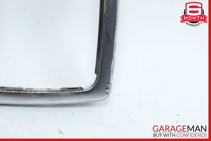 08-14 Mercedes W204 C350 E350 Center Console Shift Shifter Bezel Trim Silver OEM