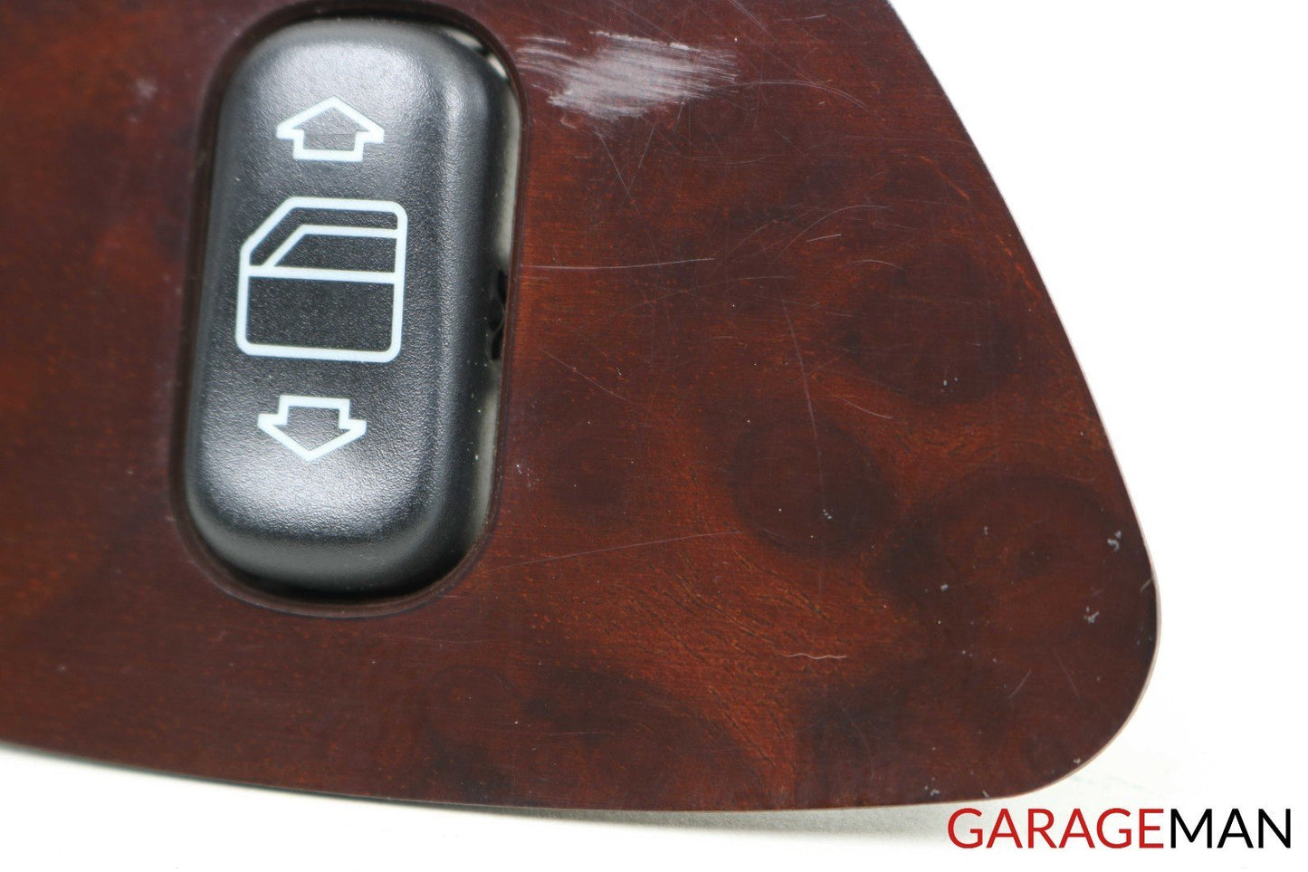 96-99 Mercedes W210 E300 E420 Rear Right Passenger Side Window Switch Trim Wood