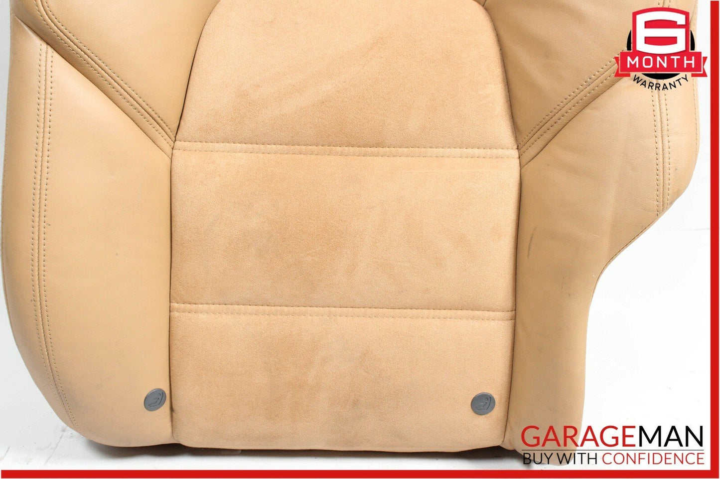03-10 Porsche Cayenne 955 957 Rear Left Side Top Upper Seat Cushion Cover Suede