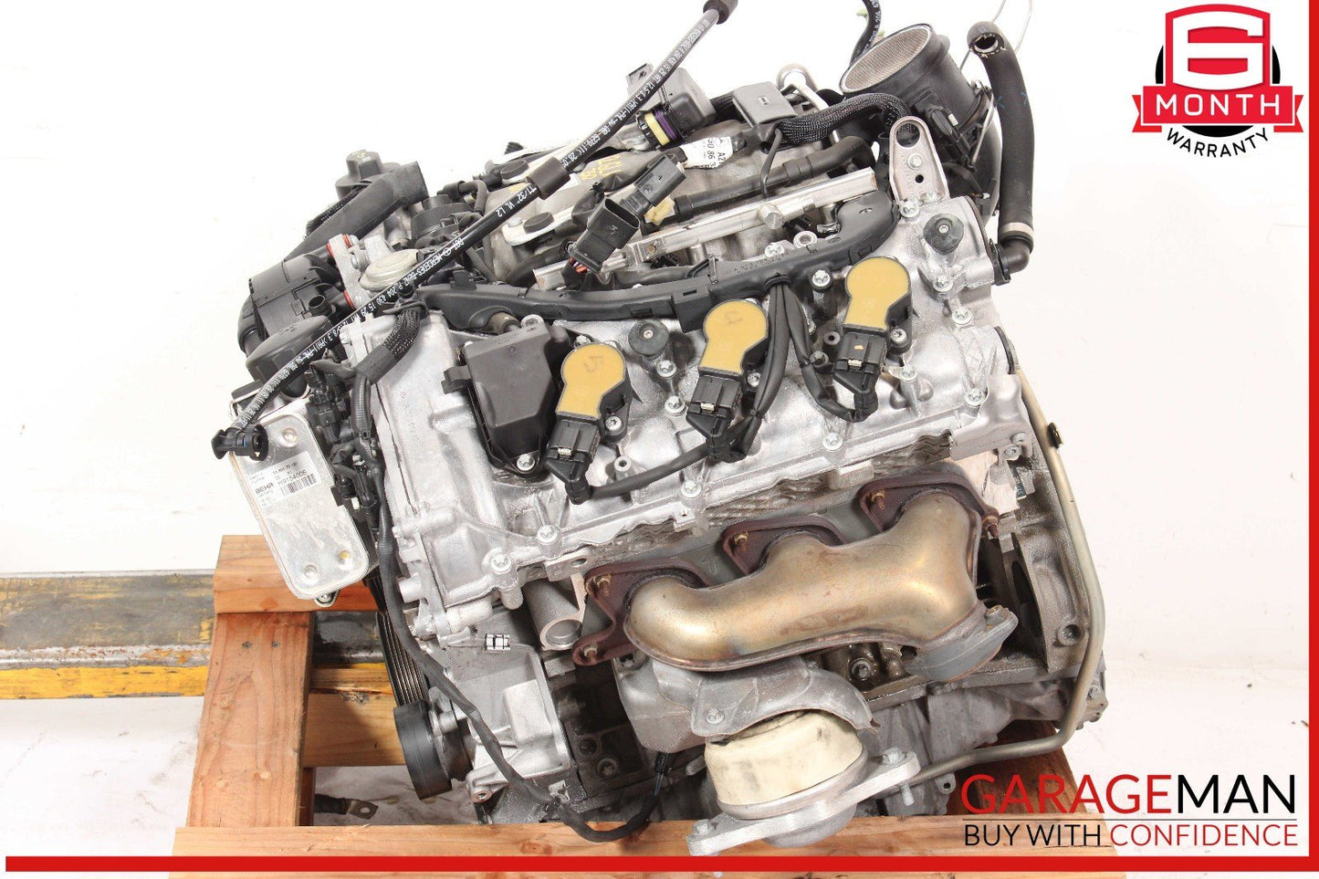 10-12 Mercedes X204 GLK350 3.5L M272 Engine Motor Block Assembly OEM