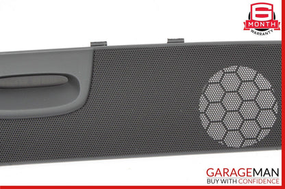 03-12 Mercedes R230 SL550 SL500 Rear Deck Speaker Cover Trim Panel Black OEM