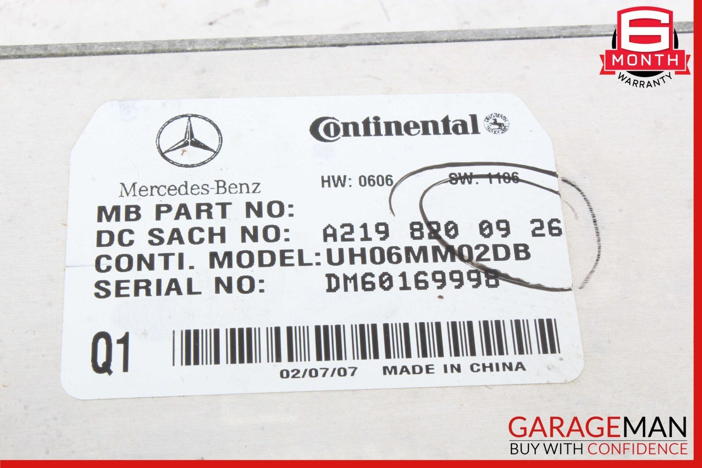06-12 Mercedes W211 E350 GL450 Communication Control Module 2198200926 OEM