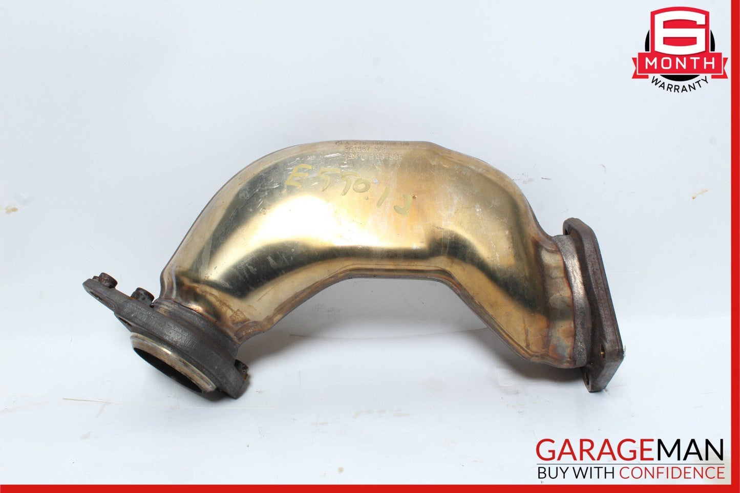 12-18 Mercedes W212 E550 CLS550 4.6L Right Exhaust Pipe Adapter 2781400808 OEM