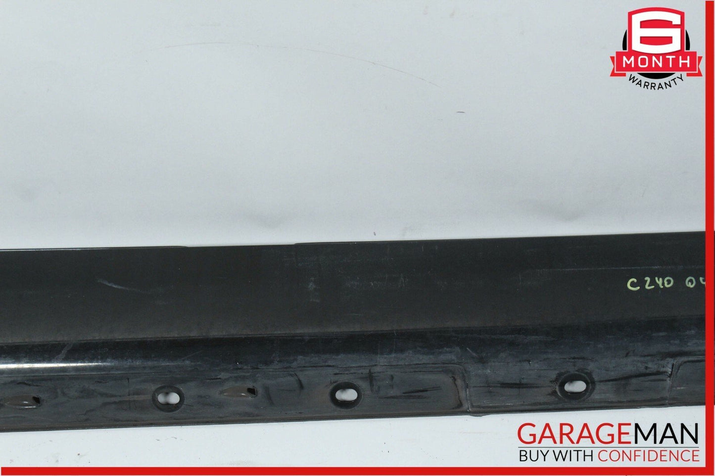 02-05 Mercedes W203 C230 C320 Coupe Right Side Rocker Skirt Moulding Panel Black