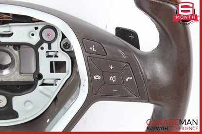 12-18 Mercedes W207 E350 CLS550 E550 Steering Wheel Black w/ Paddle Shifters OEM